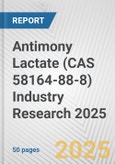 Antimony Lactate (CAS 58164-88-8) Industry Research 2025: Global and Regional Market Trends 2019-2024 and Forecast to 2029- Product Image
