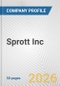 Sprott Inc. Fundamental Company Report Including Financial, SWOT, Competitors and Industry Analysis - Product Thumbnail Image