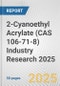 2-Cyanoethyl Acrylate (CAS 106-71-8) Industry Research 2025: Global and Regional Market Trends 2019-2024 and Forecast to 2029 - Product Thumbnail Image