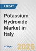 Potassium Hydroxide Market in Italy: 2017-2023 Review and Forecast to 2027- Product Image