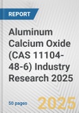Aluminum Calcium Oxide (CAS 11104-48-6) Industry Research 2025: Global and Regional Market Trends 2019-2024 and Forecast to 2029- Product Image