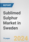 Sublimed Sulphur Market in Sweden: Business Report 2024- Product Image