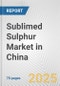 Sublimed Sulphur Market in China: Business Report 2024 - Product Thumbnail Image