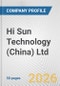 Hi Sun Technology (China) Ltd. Fundamental Company Report Including Financial, SWOT, Competitors and Industry Analysis - Product Thumbnail Image