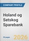 Holand og Setskog Sparebank Fundamental Company Report Including Financial, SWOT, Competitors and Industry Analysis - Product Thumbnail Image