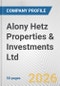 Alony Hetz Properties & Investments Ltd. Fundamental Company Report Including Financial, SWOT, Competitors and Industry Analysis - Product Thumbnail Image