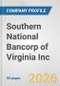 Southern National Bancorp of Virginia Inc. Fundamental Company Report Including Financial, SWOT, Competitors and Industry Analysis - Product Thumbnail Image