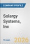 Solargy Systems, Inc. Fundamental Company Report Including Financial, SWOT, Competitors and Industry Analysis - Product Thumbnail Image