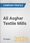 Ali Asghar Textile Mills Fundamental Company Report Including Financial, SWOT, Competitors and Industry Analysis - Product Thumbnail Image