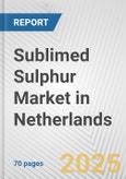 Sublimed Sulphur Market in Netherlands: Business Report 2025- Product Image