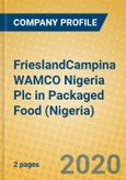 FrieslandCampina WAMCO Nigeria Plc in Packaged Food (Nigeria)- Product Image