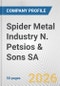 Spider Metal Industry N. Petsios & Sons SA Fundamental Company Report Including Financial, SWOT, Competitors and Industry Analysis - Product Thumbnail Image