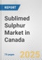 Sublimed Sulphur Market in Canada: Business Report 2024 - Product Thumbnail Image