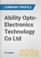 Ability Opto-Electronics Technology Co Ltd. Fundamental Company Report Including Financial, SWOT, Competitors and Industry Analysis - Product Thumbnail Image