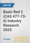 Basic Red 2 (CAS 477-73-6) Industry Research 2025: Global and Regional Market Trends 2019-2024 and Forecast to 2029 - Product Thumbnail Image