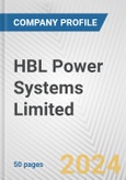 HBL Power Systems Limited Fundamental Company Report Including Financial, SWOT, Competitors and Industry Analysis- Product Image