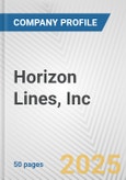 Horizon Lines, Inc. Fundamental Company Report Including Financial, SWOT, Competitors and Industry Analysis- Product Image