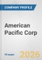 American Pacific Corp. Fundamental Company Report Including Financial, SWOT, Competitors and Industry Analysis - Product Thumbnail Image