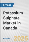 Potassium Sulphate Market in Canada: 2019-2024 Review and Forecast to 2029- Product Image