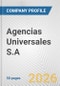 Agencias Universales S.A. Fundamental Company Report Including Financial, SWOT, Competitors and Industry Analysis - Product Thumbnail Image