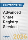 Advanced Share Registry Services Fundamental Company Report Including Financial, SWOT, Competitors and Industry Analysis- Product Image