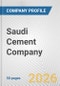 Saudi Cement Company Fundamental Company Report Including Financial, SWOT, Competitors and Industry Analysis - Product Thumbnail Image