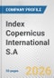 Index Copernicus International S.A. Fundamental Company Report Including Financial, SWOT, Competitors and Industry Analysis - Product Thumbnail Image