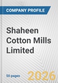 Shaheen Cotton Mills Limited Fundamental Company Report Including Financial, SWOT, Competitors and Industry Analysis- Product Image