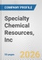 Specialty Chemical Resources, Inc. Fundamental Company Report Including Financial, SWOT, Competitors and Industry Analysis - Product Thumbnail Image