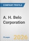 A. H. Belo Corporation Fundamental Company Report Including Financial, SWOT, Competitors and Industry Analysis - Product Thumbnail Image
