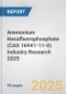 Ammonium Hexafluorophosphate (CAS 16941-11-0) Industry Research 2025: Global and Regional Market Trends 2019-2024 and Forecast to 2029 - Product Thumbnail Image