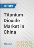 Titanium Dioxide Market in China: 2017-2023 Review and Forecast to 2027- Product Image