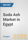 Soda Ash Market in Egypt: 2019-2024 Review and Forecast to 2029- Product Image
