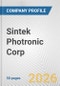 Sintek Photronic Corp. Fundamental Company Report Including Financial, SWOT, Competitors and Industry Analysis - Product Thumbnail Image