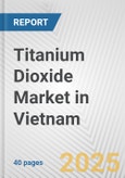 Titanium Dioxide Market in Vietnam: 2019-2024 Review and Forecast to 2029- Product Image