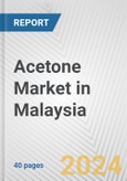 Acetone Market in Malaysia: 2016-2022 Review and Forecast to 2026- Product Image