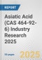 Asiatic Acid (CAS 464-92-6) Industry Research 2025: Global and Regional Market Trends 2019-2024 and Forecast to 2029 - Product Image
