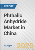 Phthalic Anhydride Market in China: 2019-2024 Review and Forecast to 2029- Product Image