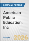 American Public Education, Inc. Fundamental Company Report Including Financial, SWOT, Competitors and Industry Analysis- Product Image