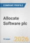 Allocate Software plc. Fundamental Company Report Including Financial, SWOT, Competitors and Industry Analysis - Product Thumbnail Image