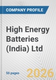 High Energy Batteries (India) Ltd. Fundamental Company Report Including Financial, SWOT, Competitors and Industry Analysis- Product Image