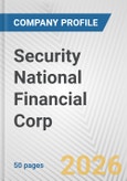 Security National Financial Corp. Fundamental Company Report Including Financial, SWOT, Competitors and Industry Analysis- Product Image