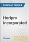 Horipro Incorporated Fundamental Company Report Including Financial, SWOT, Competitors and Industry Analysis - Product Thumbnail Image