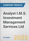 Analyst I.M.S. Investment Management Services Ltd Fundamental Company Report Including Financial, SWOT, Competitors and Industry Analysis- Product Image
