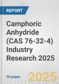 Camphoric Anhydride (CAS 76-32-4) Industry Research 2025: Global and Regional Market Trends 2019-2024 and Forecast to 2029- Product Image