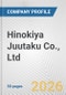 Hinokiya Juutaku Co., Ltd. Fundamental Company Report Including Financial, SWOT, Competitors and Industry Analysis - Product Thumbnail Image