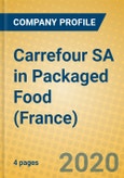 Carrefour SA in Packaged Food (France)- Product Image