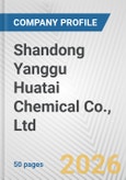 Shandong Yanggu Huatai Chemical Co., Ltd. Fundamental Company Report Including Financial, SWOT, Competitors and Industry Analysis- Product Image