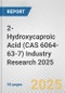 2-Hydroxycaproic Acid (CAS 6064-63-7) Industry Research 2025: Global and Regional Market Trends 2019-2024 and Forecast to 2029 - Product Thumbnail Image