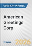 American Greetings Corp. Fundamental Company Report Including Financial, SWOT, Competitors and Industry Analysis- Product Image